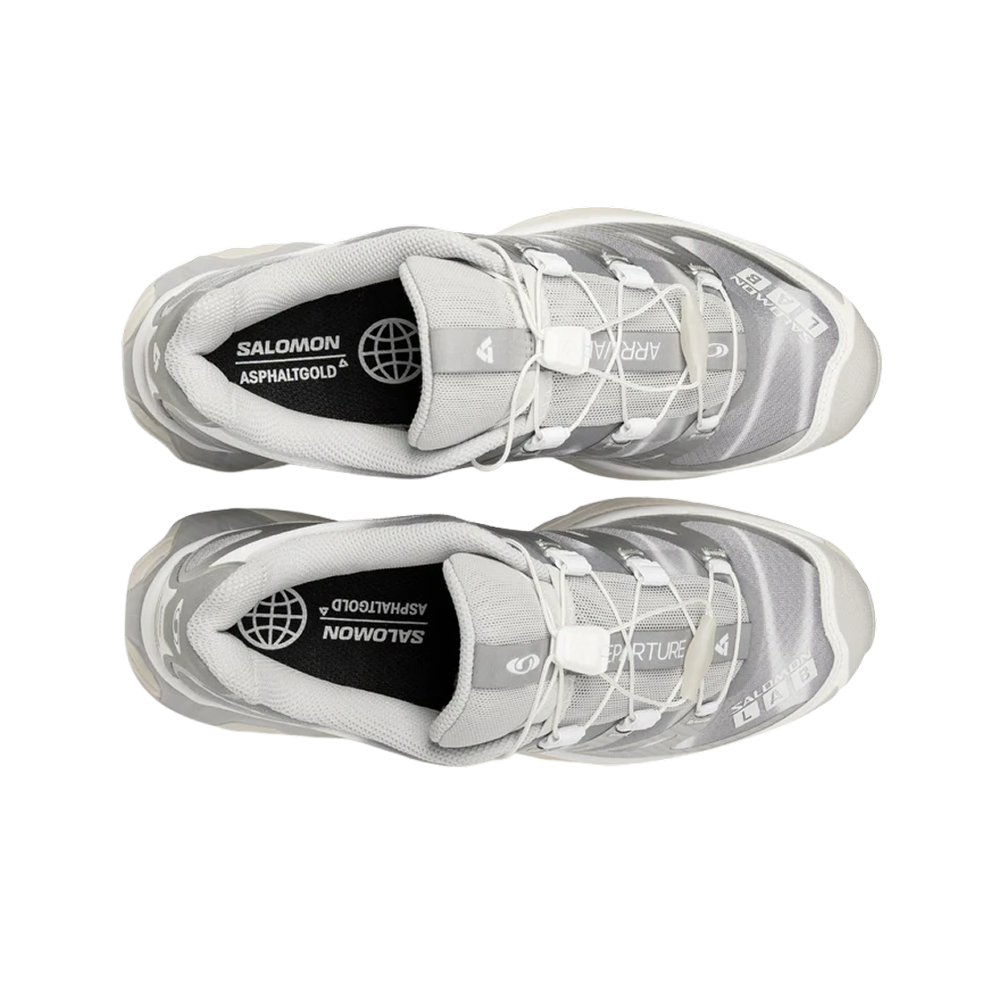 살로몬 x 아스팔트골드 XT-4 트랜짓 루나 락 풋웨어 실버(Salomon x Asphaltgold XT-4 Transit Lunar Rock Footwear Silver) - 2