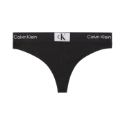 (W) Calvin Klein 96 Thong Black