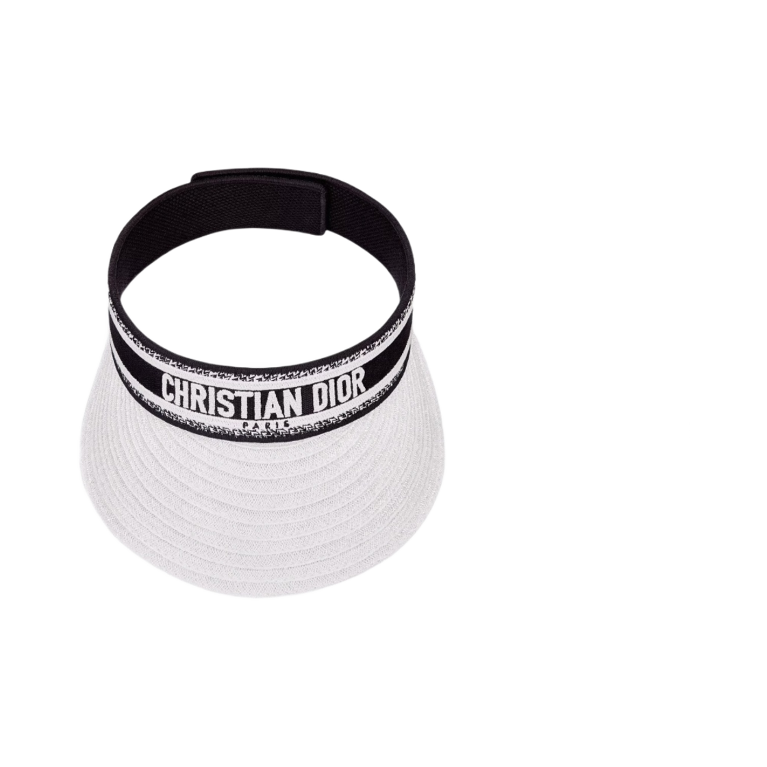 (W) 디올 D-내츄럴 바이저 화이트 스트로우((W) Dior D-Natural Visor White Straw) - 1