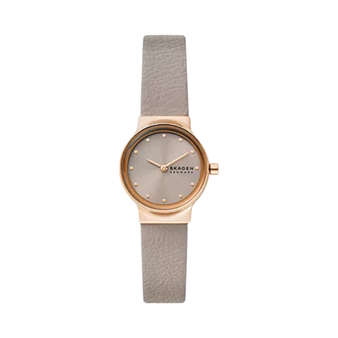 SKW3005 Skagen Freja Lille Two-Hand 26mm LiteHide Leather Greystone
