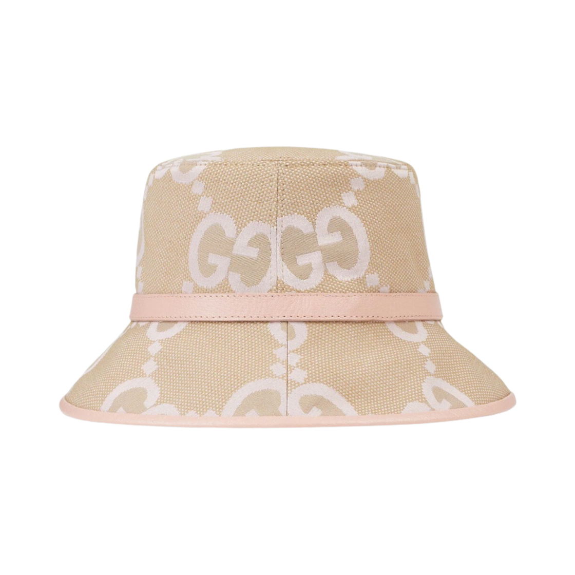 (W) 구찌 점보 GG 버킷햇 베이지 라이트핑크((W) Gucci Jumbo GG Bucket Hat Beige Light Pink) - 2
