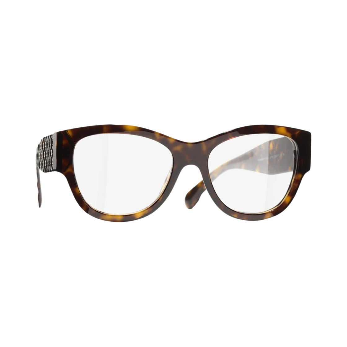샤넬 스퀘어 프레임 아세테이트 & 다크 톨토이즈(Chanel Square Eyeglasses Acetate & Dark Tortoise) - 2