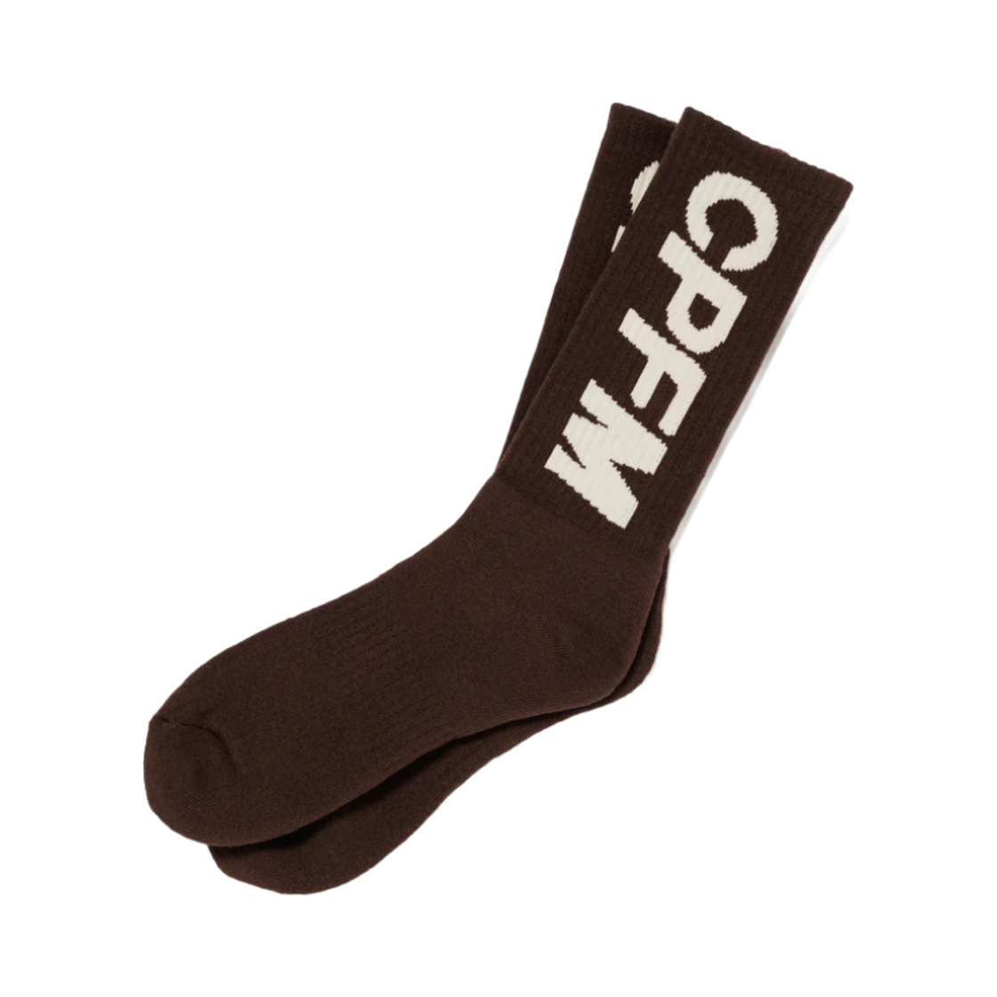 CP09GD003 Cactus Plant Flea Market Tube Socks Brown