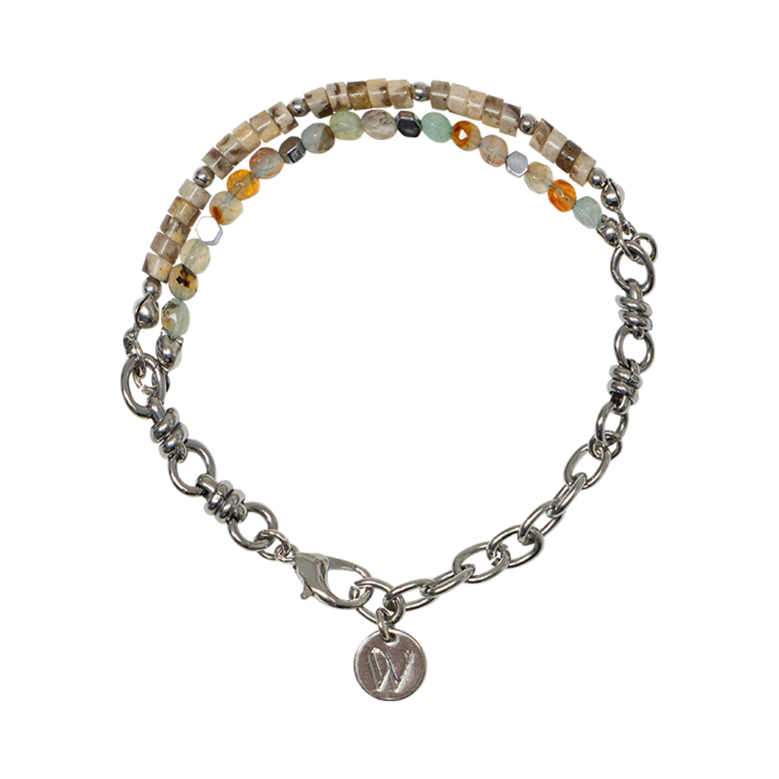 웨이비니스 페탈 레이어드 팔찌(Waviness Petal Layered Bracelet)