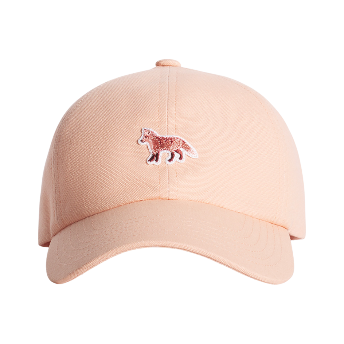 OW06108WB0026-0088 (W) Maison Kitsune Baby Fox 6P Cap Porcelaine Pink