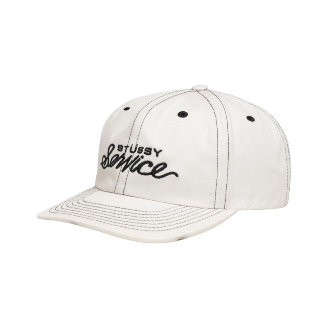 스투시 미드 뎁스 스투시 서비스 스트랩백 트루 내추럴(Stussy Mid Depth Stussy Service Strapback True Natural) - 2
