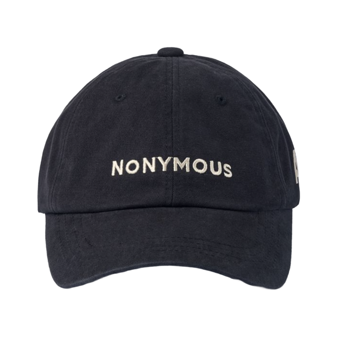 나니머스에이에이 아이코닉 피치드 캡 블랙(Nonymous Aa Iconic Peached Cap Black)