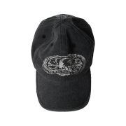 [더블적립] ETCE Snake Bone Washed Cap Charcoal