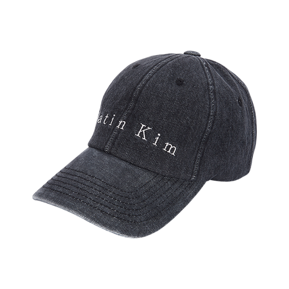 W) 마뗑킴 마뗑 블랙 데님 볼캡 그레이 | Matin Kim | KREAM
