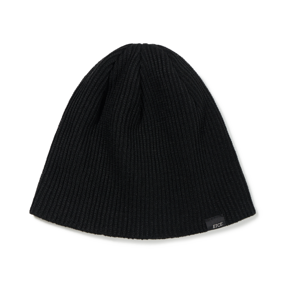 이티씨이 라이트 라벨 비니 블랙(ETCE Light Label Beanie Black)