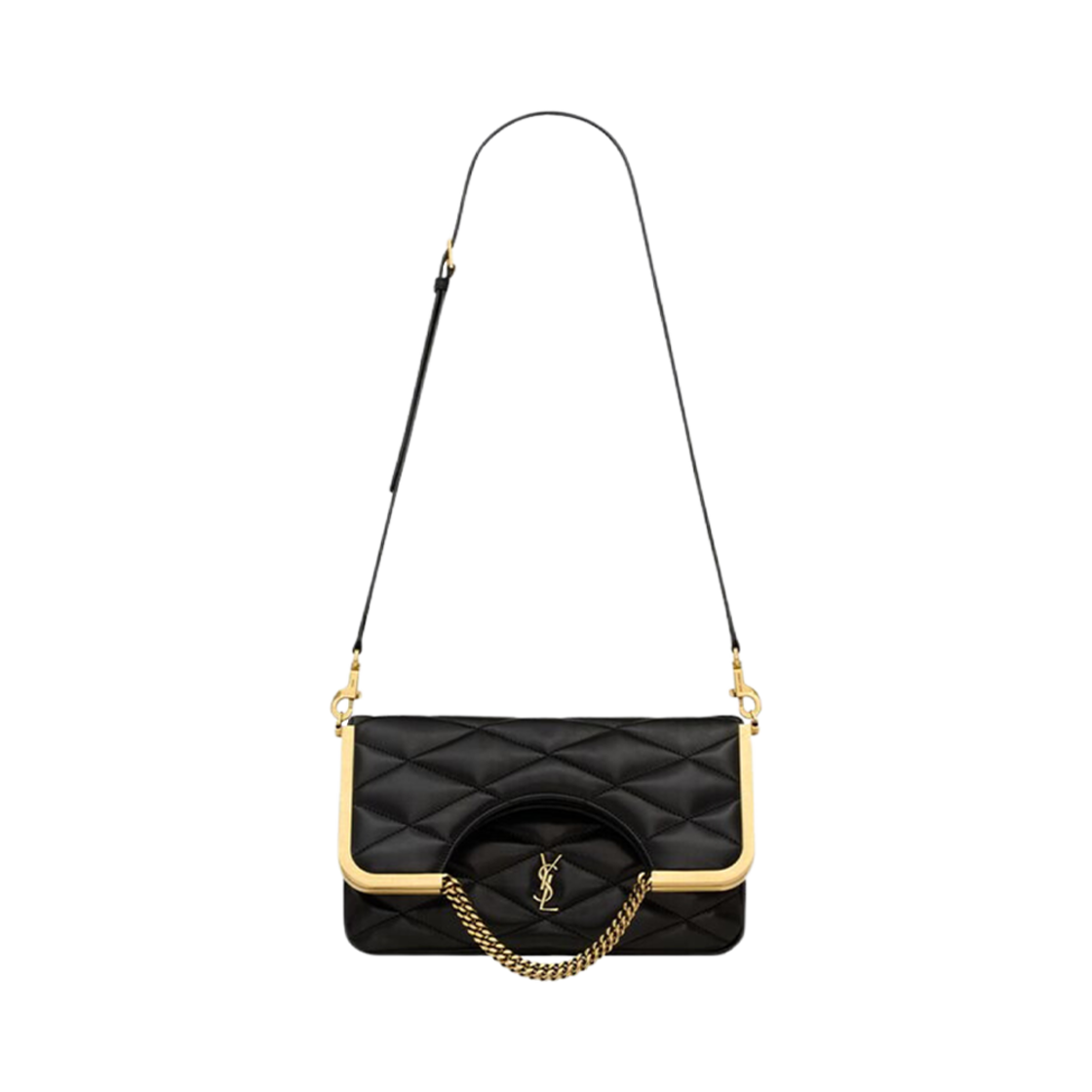 생로랑 87 퀼티드 램스킨 블랙(Saint Laurent 87 In Quilted Lambskin Black) - 1