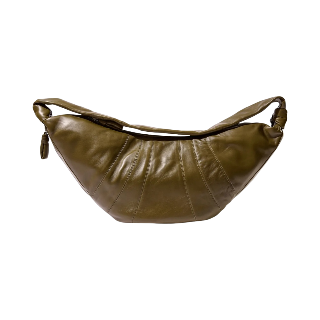 르메르 라지 크루아상 백 소프트 나파 레더 다크 올리브(Lemaire Large Croissant Bag Soft Nappa Leather Dark Olive) - 1