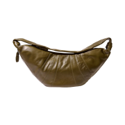 Lemaire Large Croissant Bag Soft Nappa Leather Dark Olive