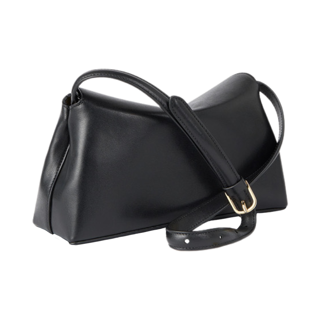 토템 티락 클러치 블랙 팔멜라타(Toteme T-Lock Clutch Black Palmellato) - 2