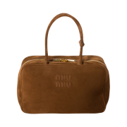 Miu Miu Suede Beau Bag Cocoa Brown