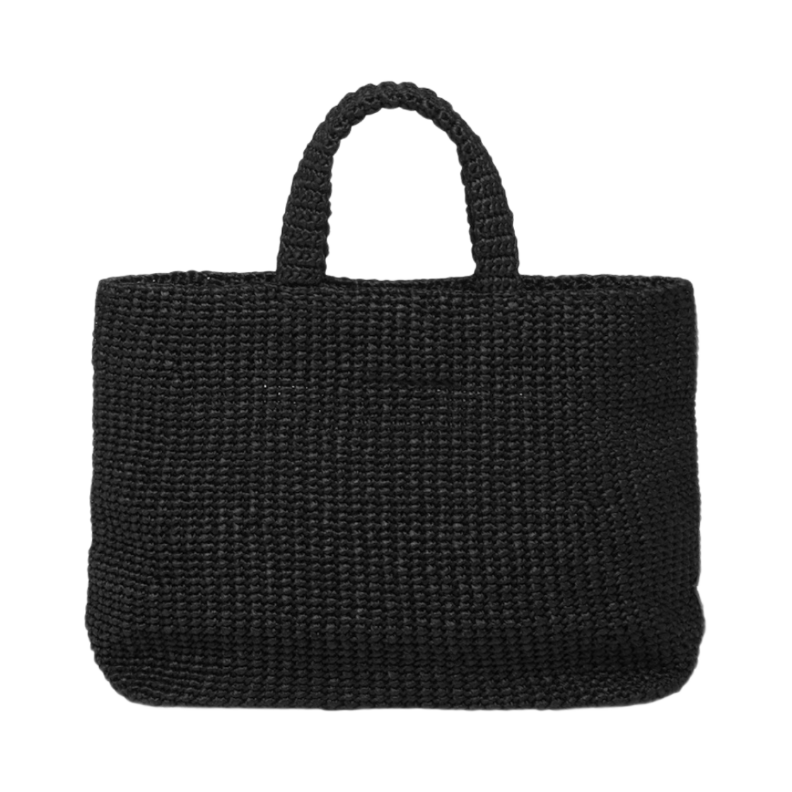 프라다 크로쉐 토트백 블랙(Prada Crochet Tote Bag Black) - 2
