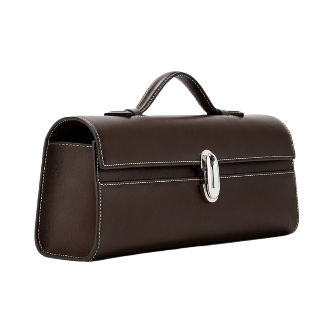 사베트 슬림 시메트리 포쉐트 카프스킨 레더 커피(Savette Slim Symmetry Pochette in Calfskin Leather Coffee) - 3