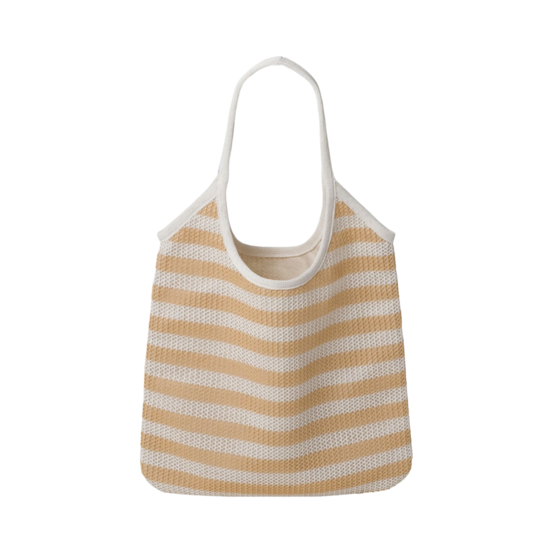 미우 미우 패브릭 앤 리넨 토트백 화이트 베이지(Miu Miu Fabric and Linen Tote Bag White Beige) - 3