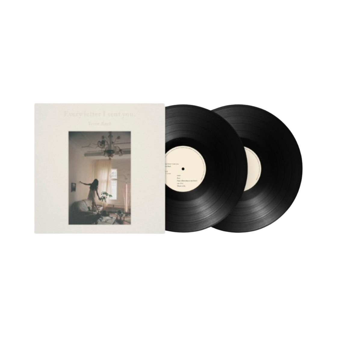백예린 정규 1집 내가 너에게 보냈던 모든 편지들 LP 블랙 (2LP)(Yerin Baek 1st Album Every Letter I Sent You LP Black (2LP))