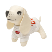 Human Made Dachshund Stuffed Animal White