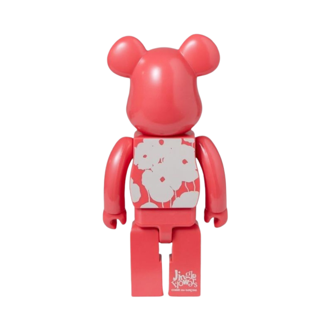 베어브릭 x 꼼데가르송 징글 플라워 400% 핑크