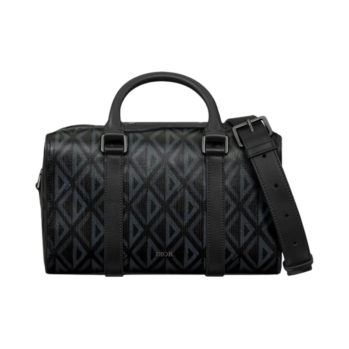 【★国内発送★】DIOR CD Diamond LINGOT 26 バッグ Dior Black CD Diamond Coated Canvas and Leather Lingot 26