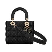 Dior Small Lady Bag My ABCDior Cannage Lambskin Black