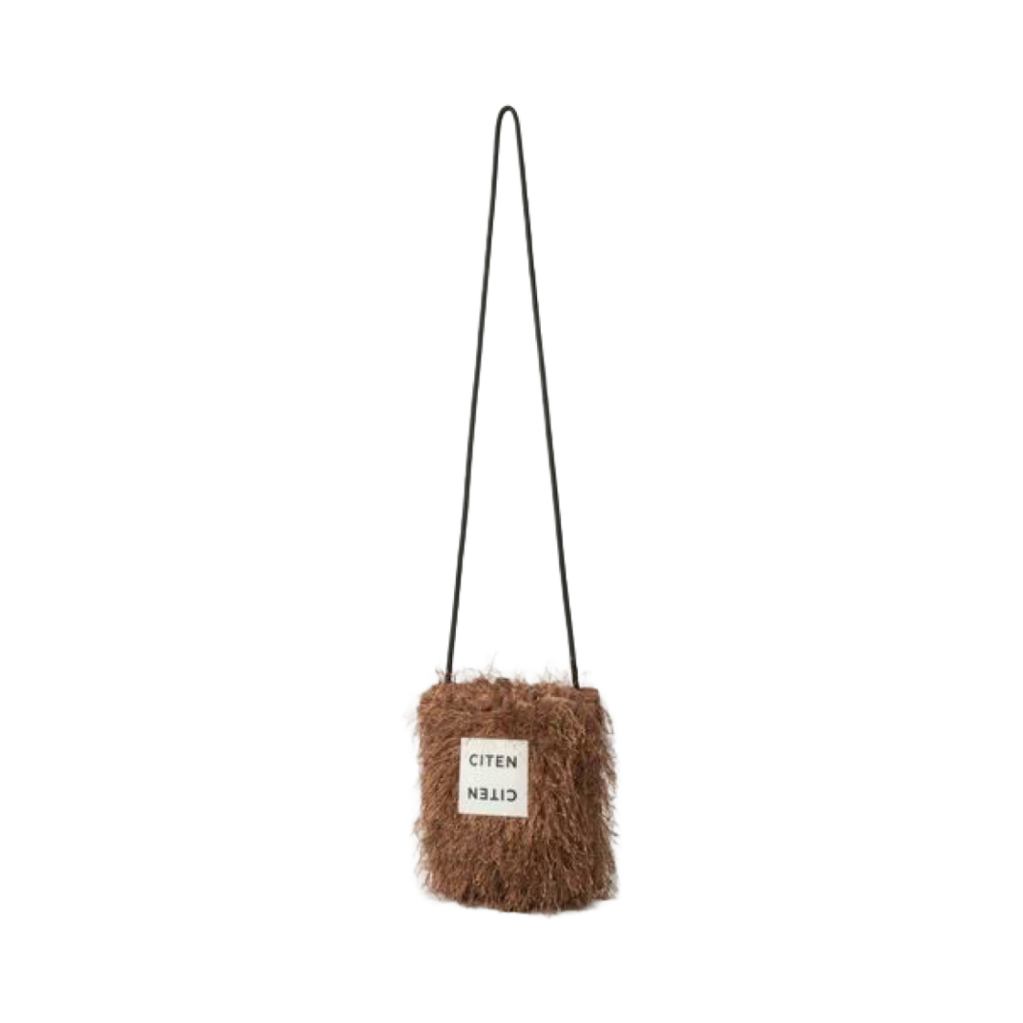 시텐 프린지 라운드 숄더 다크 브라운(Citen Fringe Round Shoulder Dark Brown) - 2