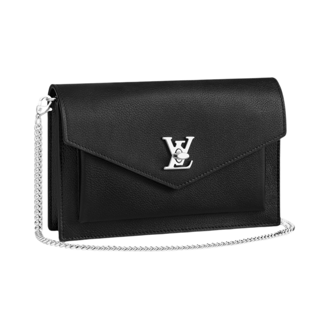 M63471 Louis Vuitton Mylockme Chain Pochette Black - 대표 이미지 #1