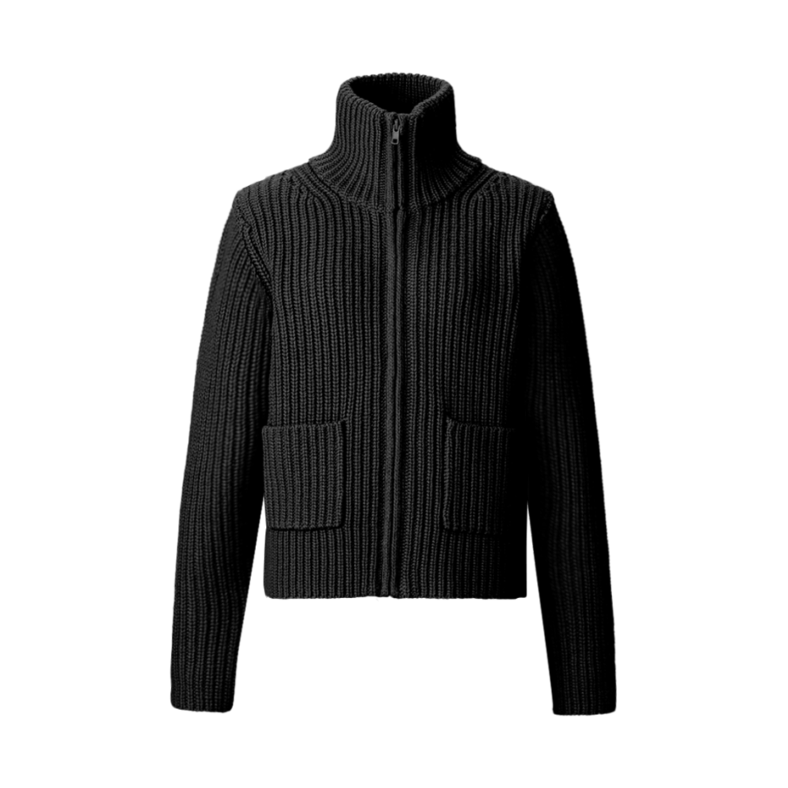 (W) 유니클로 U 램스울 블렌드 집업 자켓 블랙 - KR((W) Uniqlo U Lambswool Blend Zip Up Jacket Black - KR)