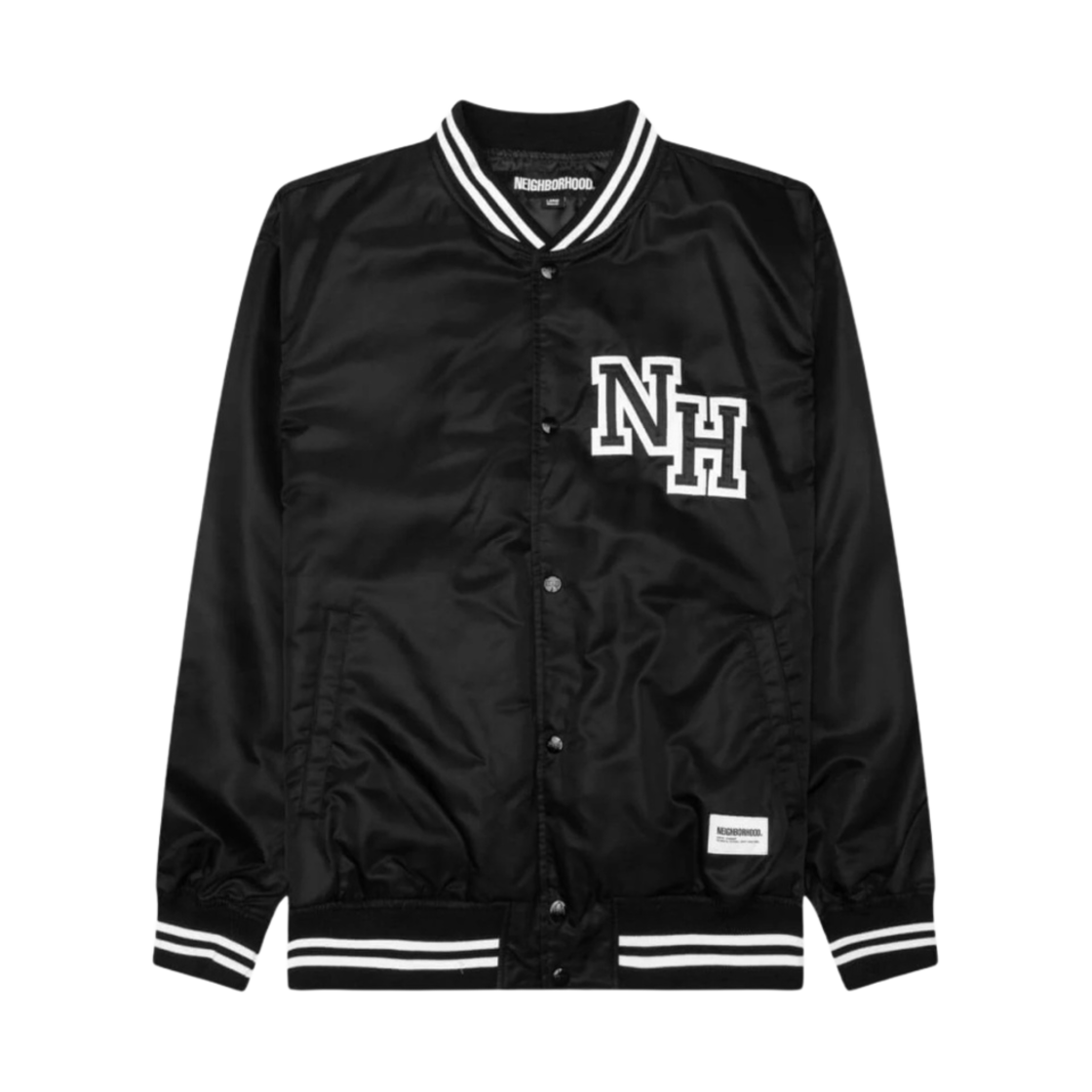 241TSNH-JKM04 Neighborhood Baseball Jacket Black