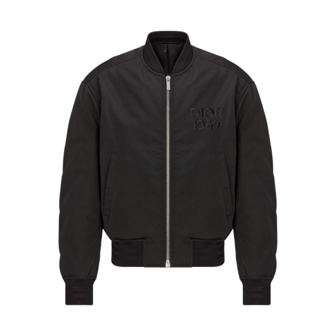 디올 봄버 자켓 블랙 오토만 블렌드(Dior Bomber Jacket Black Ottoman Blend) - 1