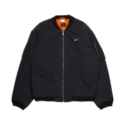 Nike Life Woven Flight Jacket Black - Asia