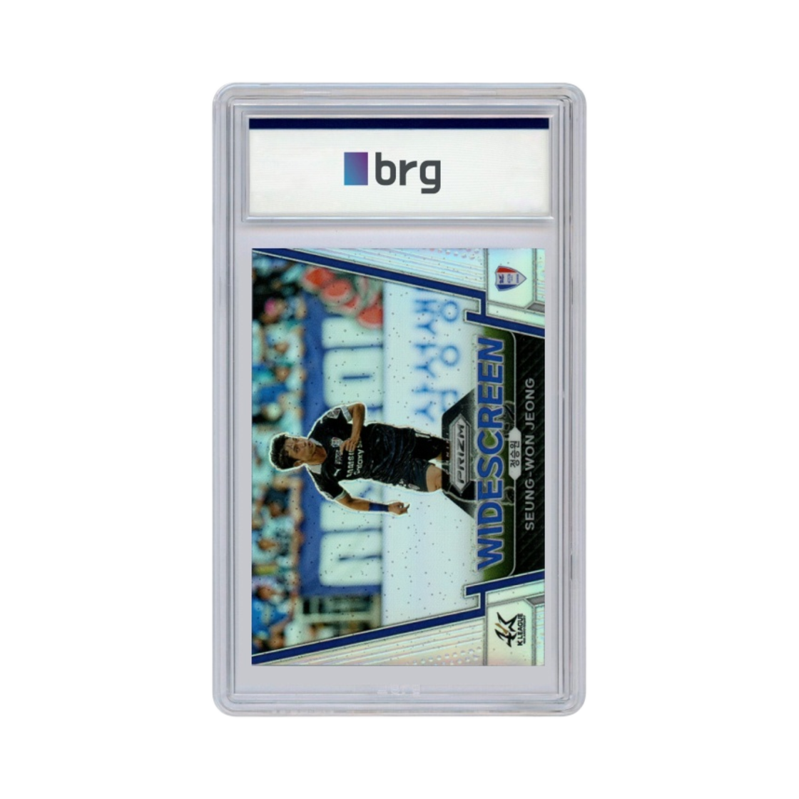 파니니 프리즘 K 리그 #11 수원 삼성 블루윙즈 정승원 와이드스크린 축구 카드 2023(Panini Prizm K League #11 Suwon Samsung Bluewings Jeong Seung Won Widescreen Soccer Card 2023)