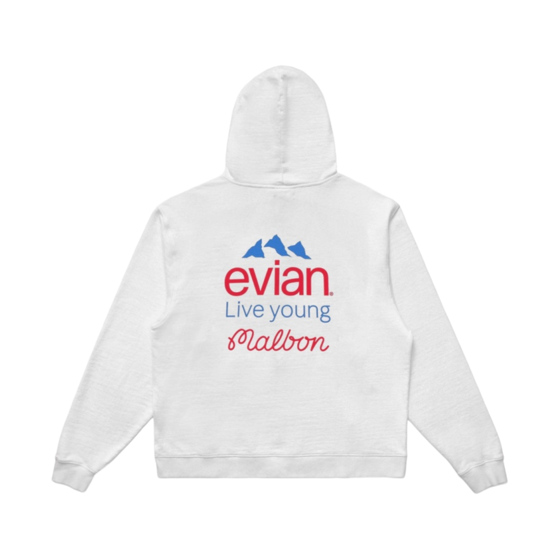 - Malbon Golf x Evian French Terry Zip Up White
