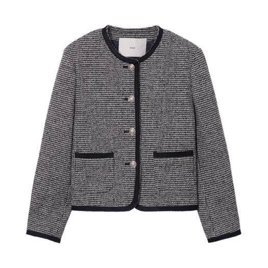 UDJA5A205MU Dunst Classic Boucle Tweed Jacket Check