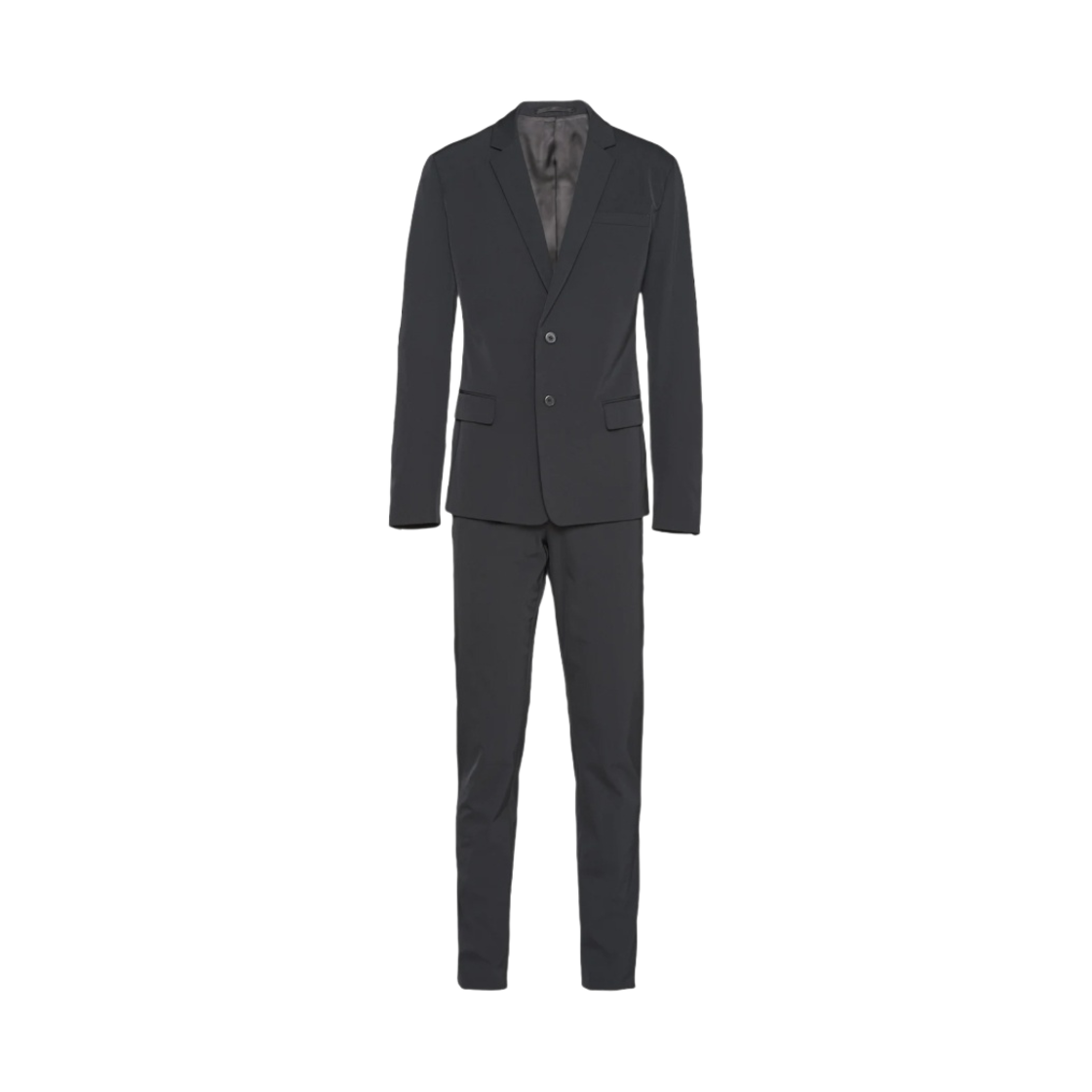 프라다 싱글 브레스티드 테크노 스트래치 수트 블랙(Prada Single-Breasted Techno Stretch Suit Black) - 1