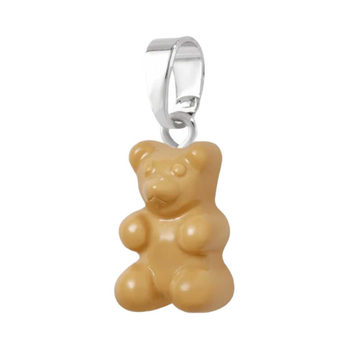 크리스탈 헤이즈 노스텔지아 베어 클래식 커넥터 실버 솔트 카라멜(Crystal Haze Nostalgia Bear with Classic Connector Silver Salt Caramel)