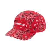 Supreme Bandana Camp Cap Red - 21SS