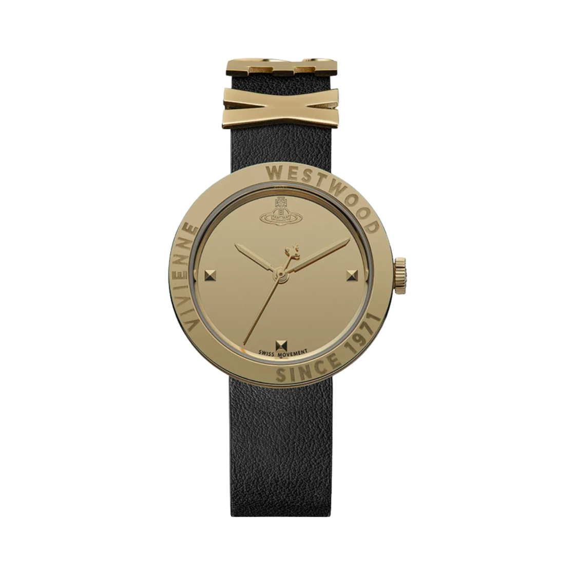 VV303BKGD (W) Vivienne Westwood Rebel 30mm Black Gold
