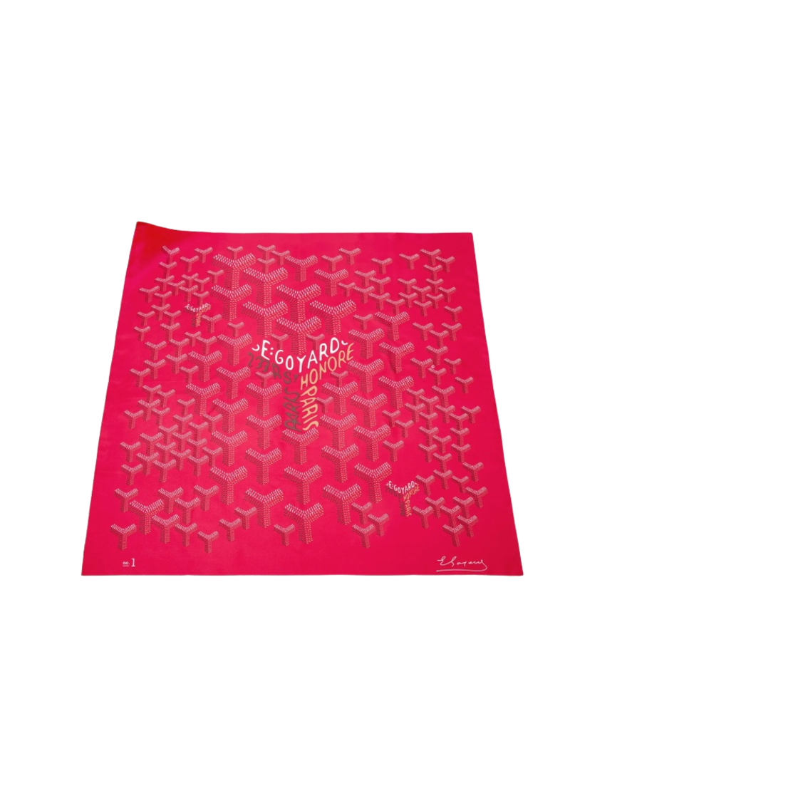 - Goyard N.1 Scarf Fuchsia