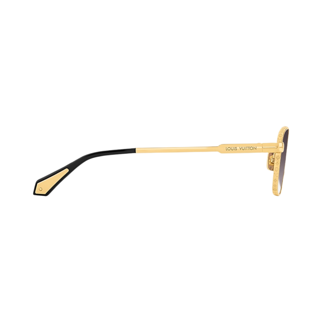 루이비통 LV 오션 스퀘어 선글라스 골드 블랙(Louis Vuitton LV Ocean Square Sunglasses Gold Black) - 2