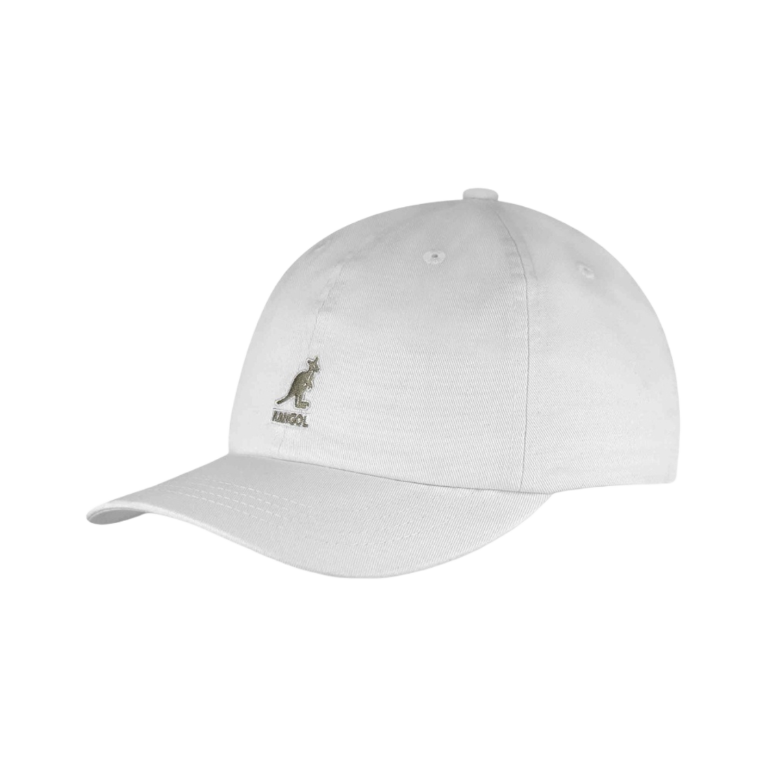 K5165HT Kangol Washed Baseball Cap White