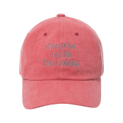 Millo Archive Holiday Signature Ball Cap Vintage Red