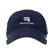 Balenciaga Notch Tracksuit Cap Navy