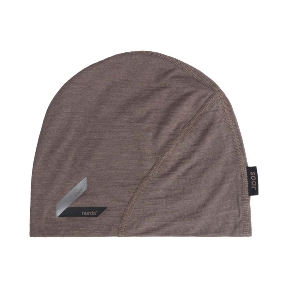 - Soar Running x Norda Merino Silk Beanie Deep Taupe