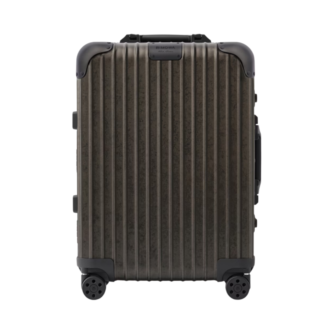 리모와 x 릭 오웬스 오리지널 캐빈 알루미늄 수트케이스 브론즈(Rimowa x Rick Owens Original Cabin Aluminium Suitcase Bronze)