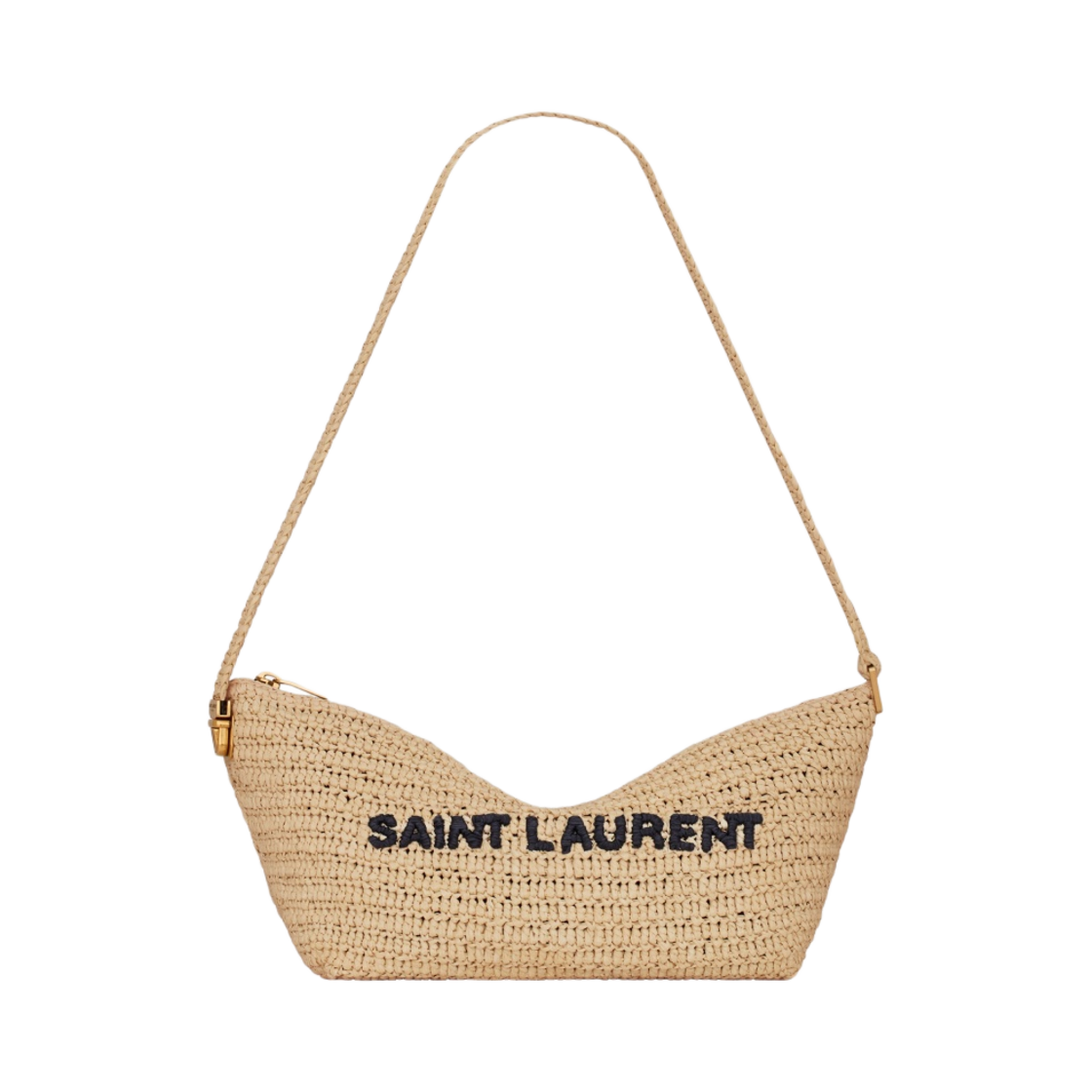 생로랑 르 라피아 크로스바디백 내츄럴(Saint Laurent Le Rafia Crossbody Bag Naturel) - 1
