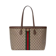 Gucci Ophidia GG Medium Tote Bag Beige Ebony