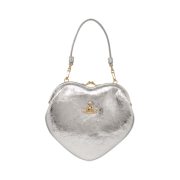 Vivienne Westwood Belle Heart Frame Purse Silver